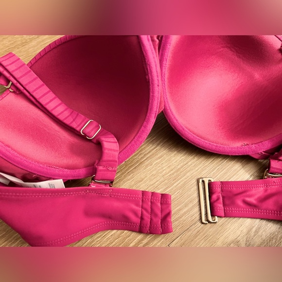 Terra & Sky Pink Padded Swimsuit Bikini Top - Picture 7 of 7